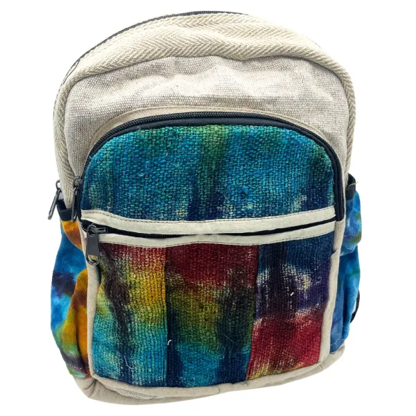 Tie Dye Střední Konopný Batoh bez Potisku