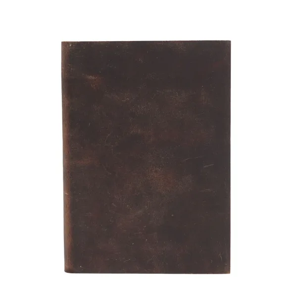 Tmavě Hnědý Zápisník - 100 Linajkových Stran - 18x13cm
