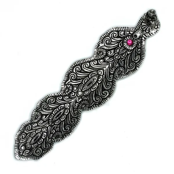 Stojan na Vonné Tyčinky z Leštěného Hliníku - Buddha - 20cm