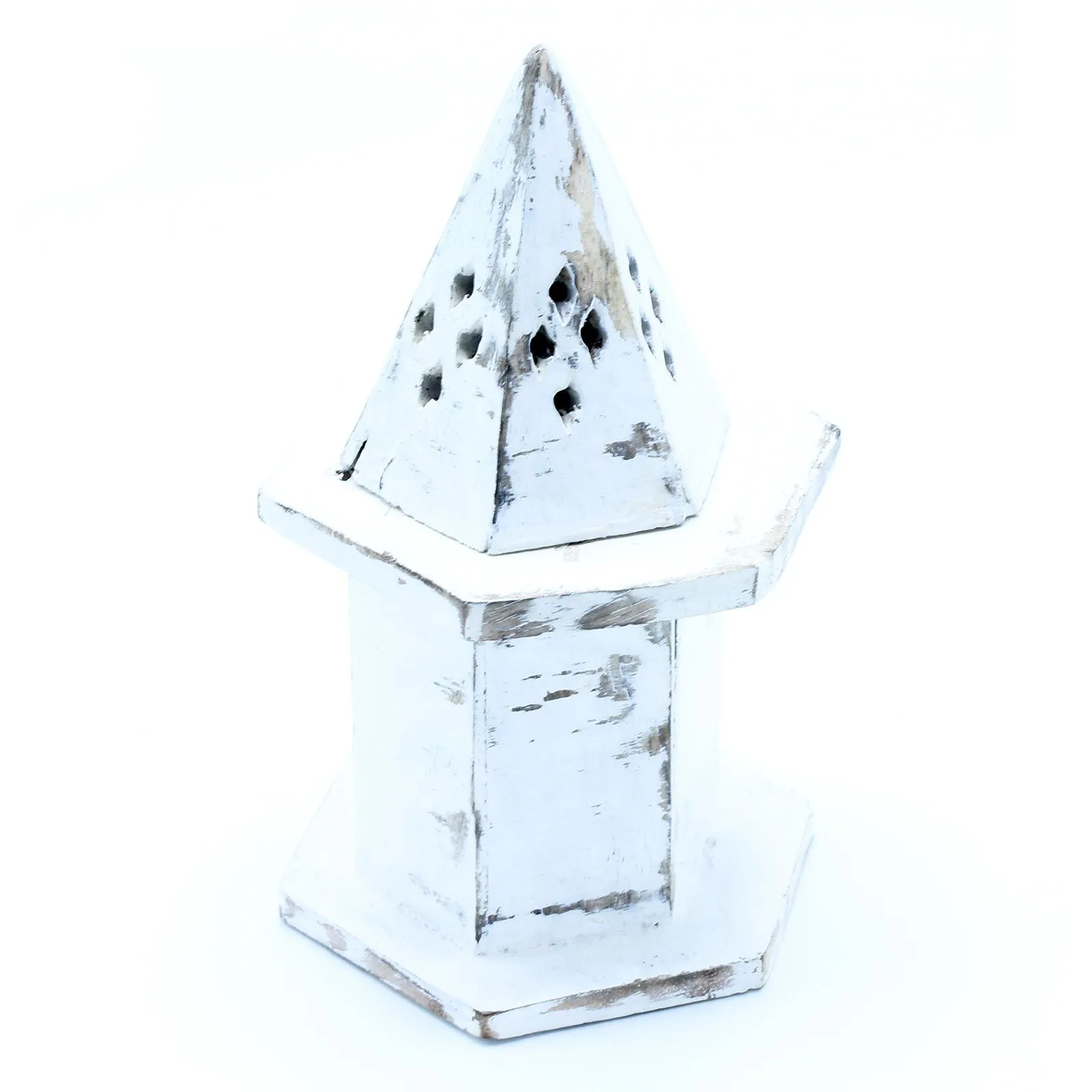Vymývaný Stojan na Vonné Kužely - Pyramídový Mini Domeček
