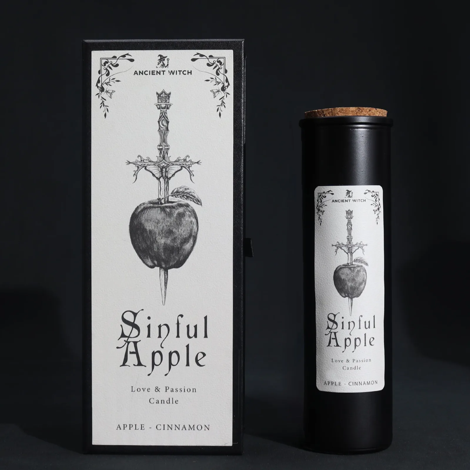 Ancient Witch Očistná Svíčka - Hříšné Jablko