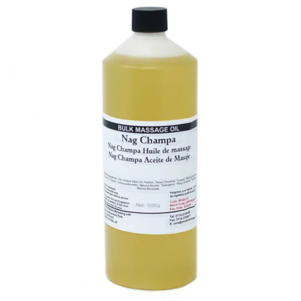 Koupelový a Masážní Olej - Nag Champa - 1 Kg