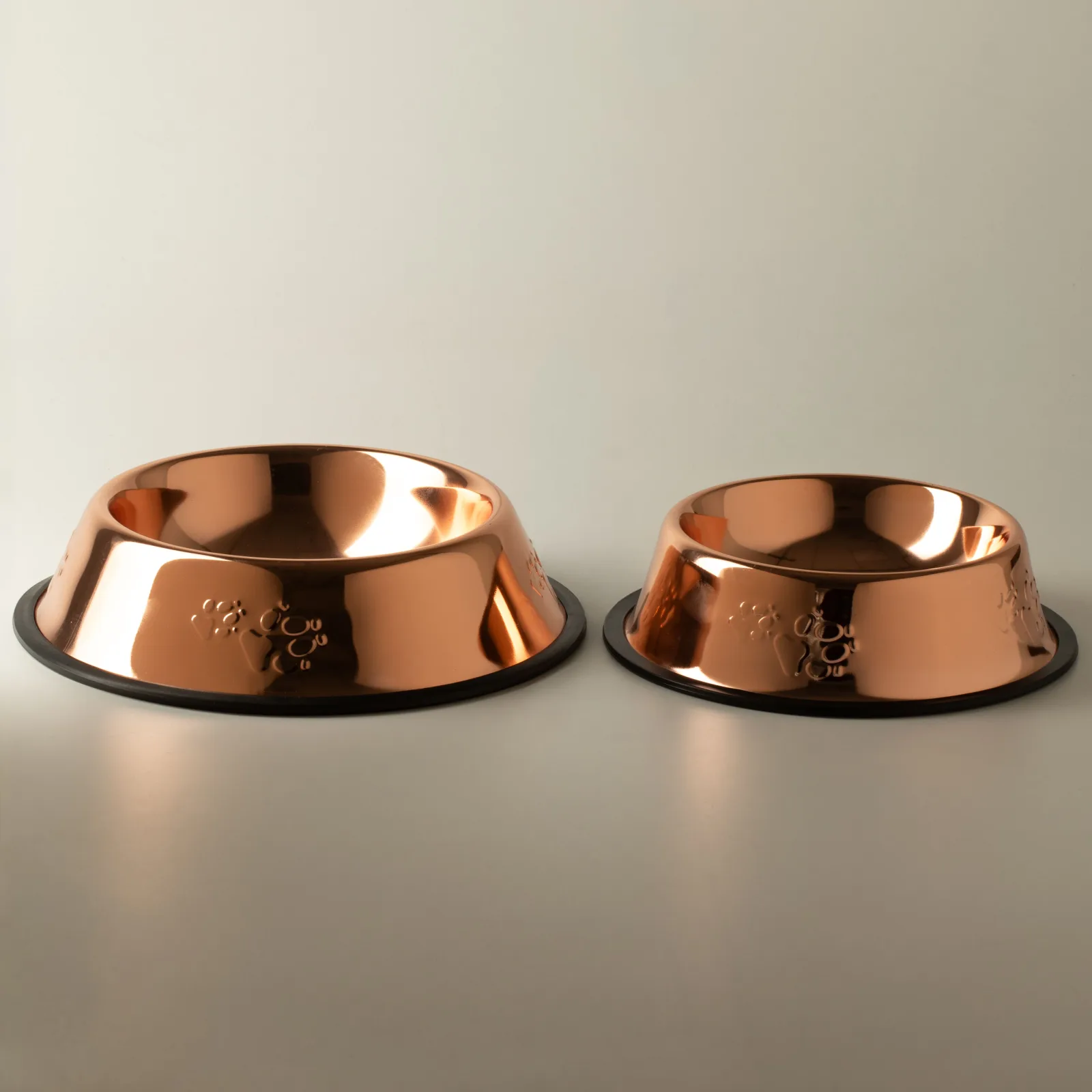 PAW Misky na krmivo - v měděném stylu - 18 cm - nerezová ocel