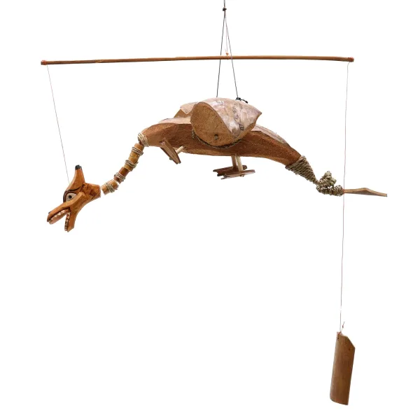 Závěsný Létající Drak - Přírodní - 37 cm
