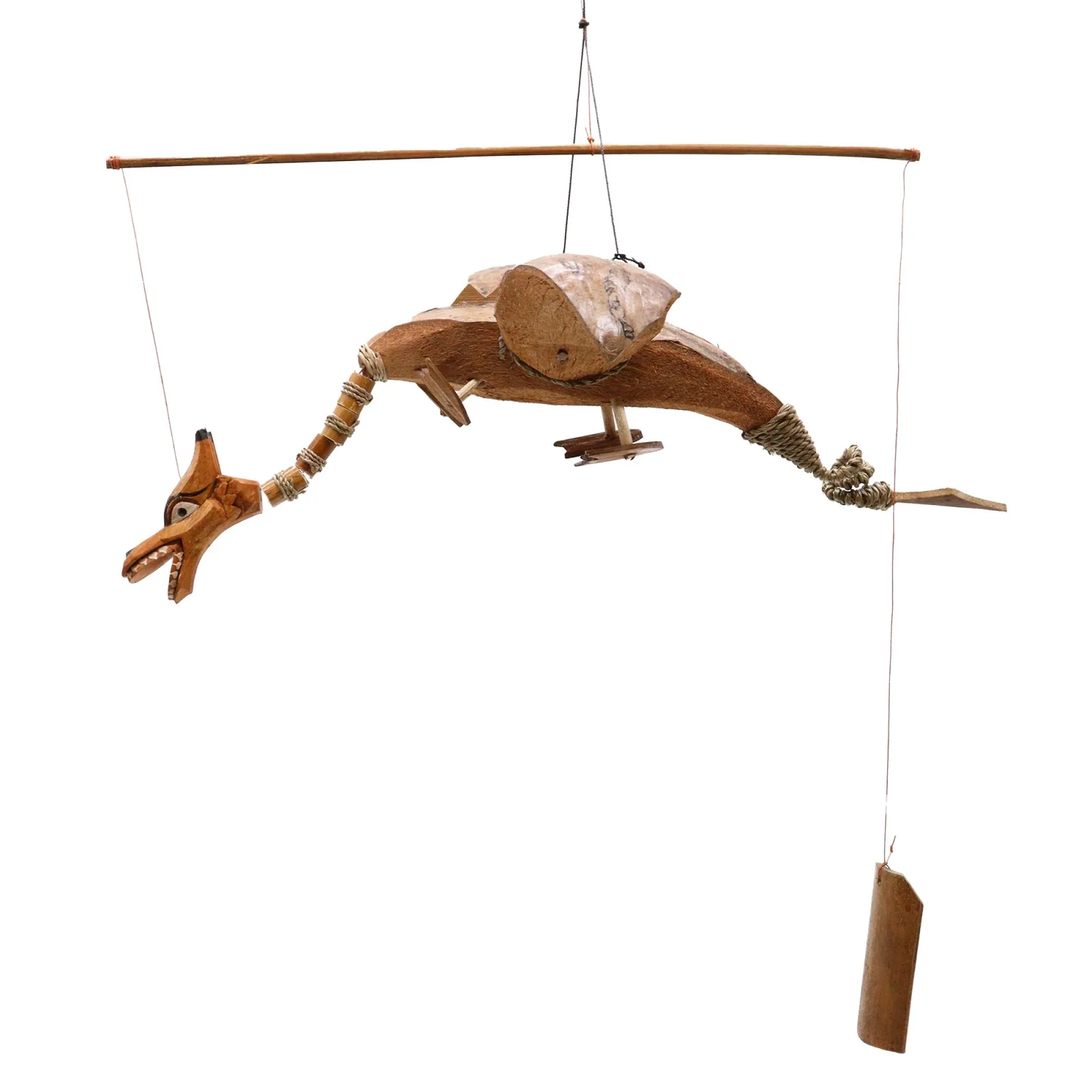 Závěsný Létající Drak - Přírodní - 37 cm