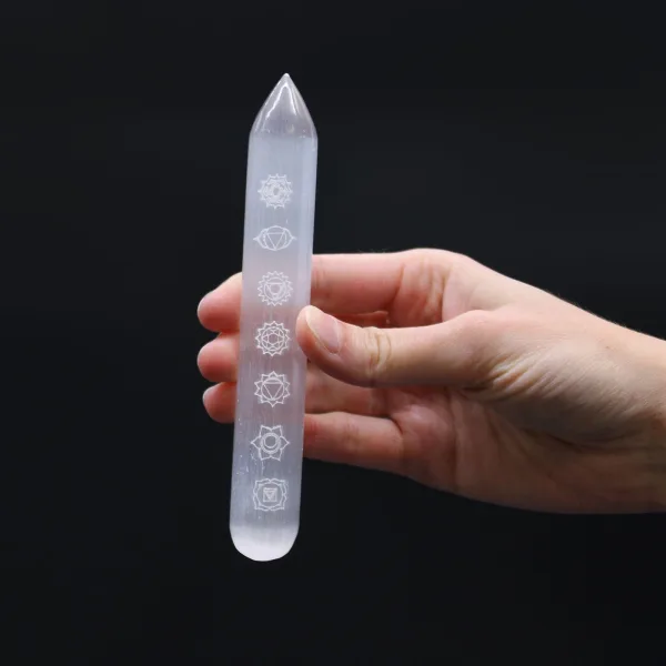 Selenitová Hůlka - 16cm - 7 Čaker