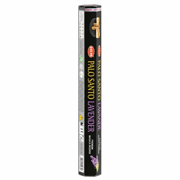 HEM Šestiúhelníkové Kadidlo - Palo Santo Masala - Levandule