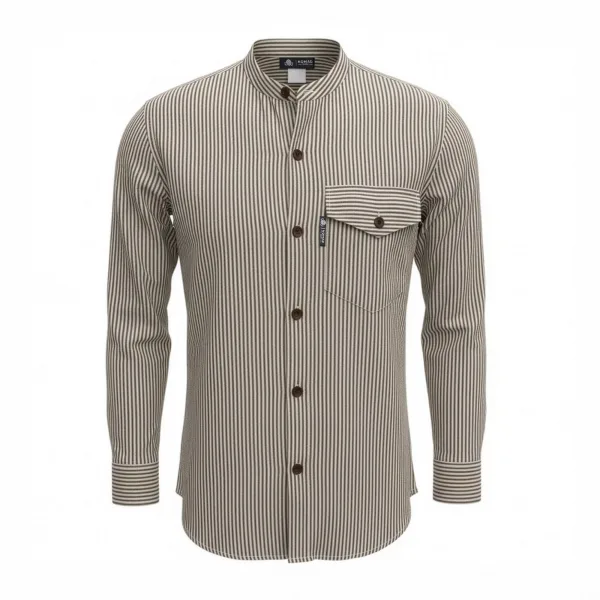Nomad Sari Dědečkovská Košile - Šedý Kámen - Velikost L