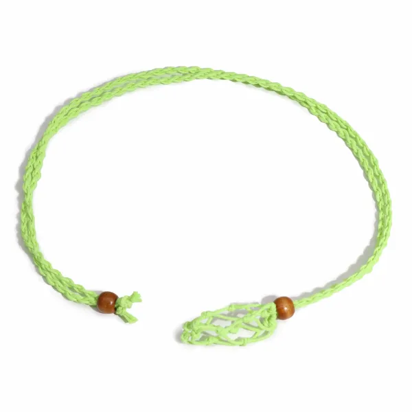Šňůrka na Náhrdelník z Drahých Kamenů 45cm - Zelená