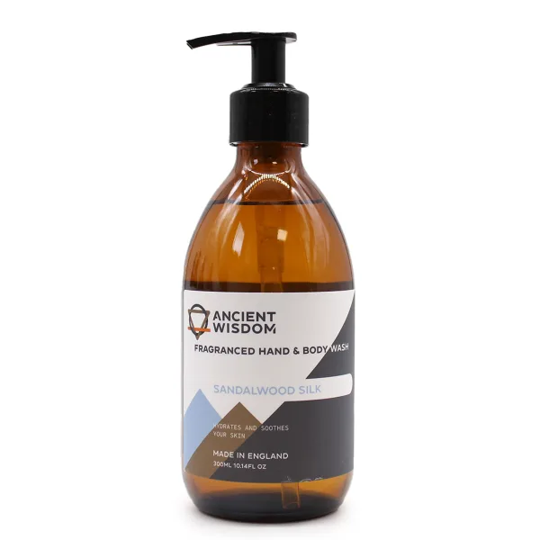 Čistící / Sprchový Gel na Ruce & Tělo 300ml - Santalové Dřevo