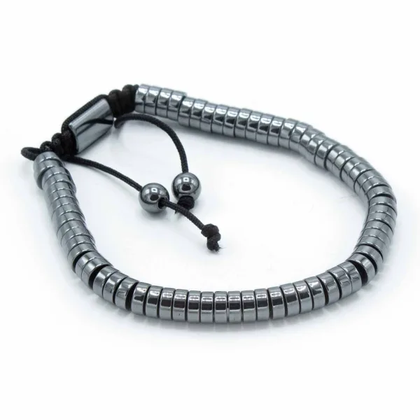 Magnetický Hematitový Náramek Shamballa - Kruhy