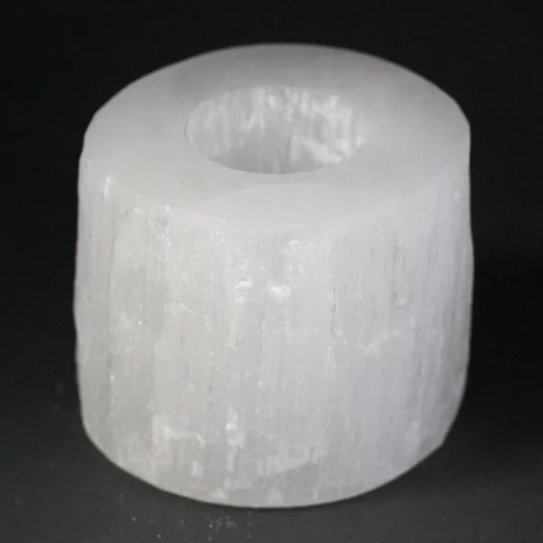 Selenitový Svícen - Válec - 8 cm