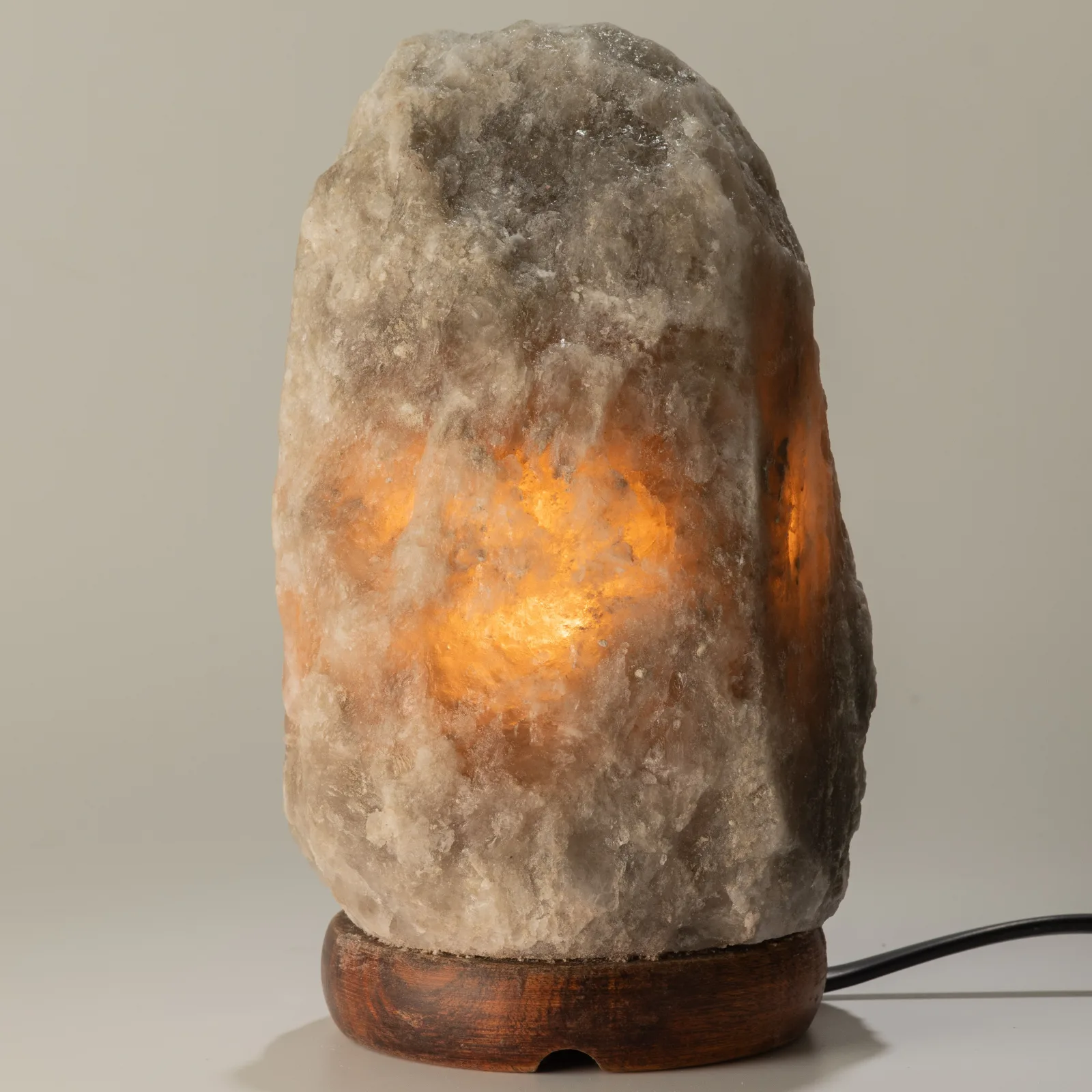 Himalájská Solní Lampa - Šedá - 1.5-2kg