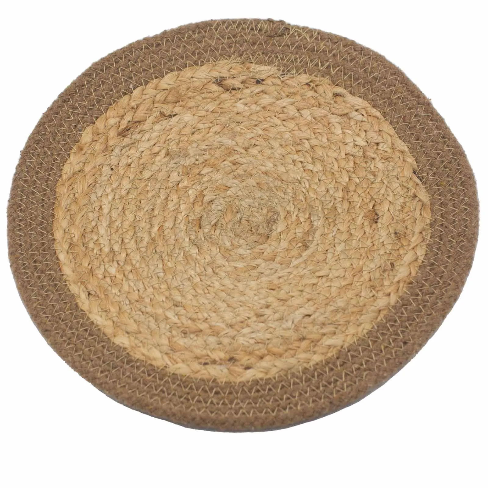 Přírodní Prostírání - Juta & Bavlna 30cm - Přírodní Okraj