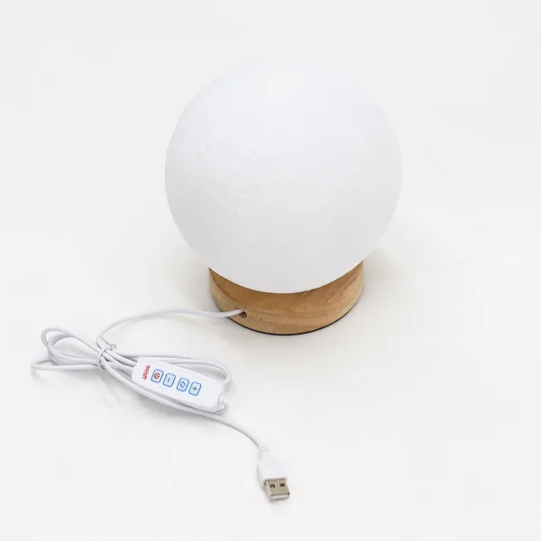 New Wave Lampa - USB-C - 3 nastavení - Měsíc
