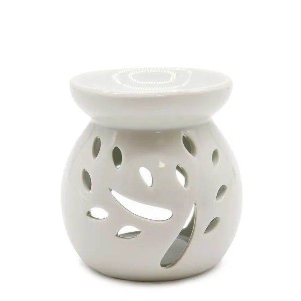MALÁ Klasická Bílá Aroma Lampa - Výřez Strom