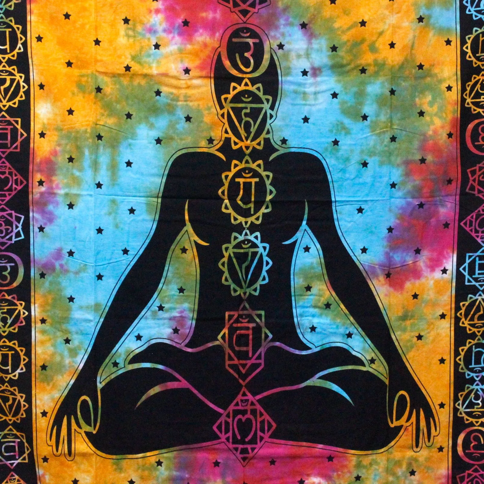 Bavlněný Přehoz na Postel (Velký) - Chakra Buddha