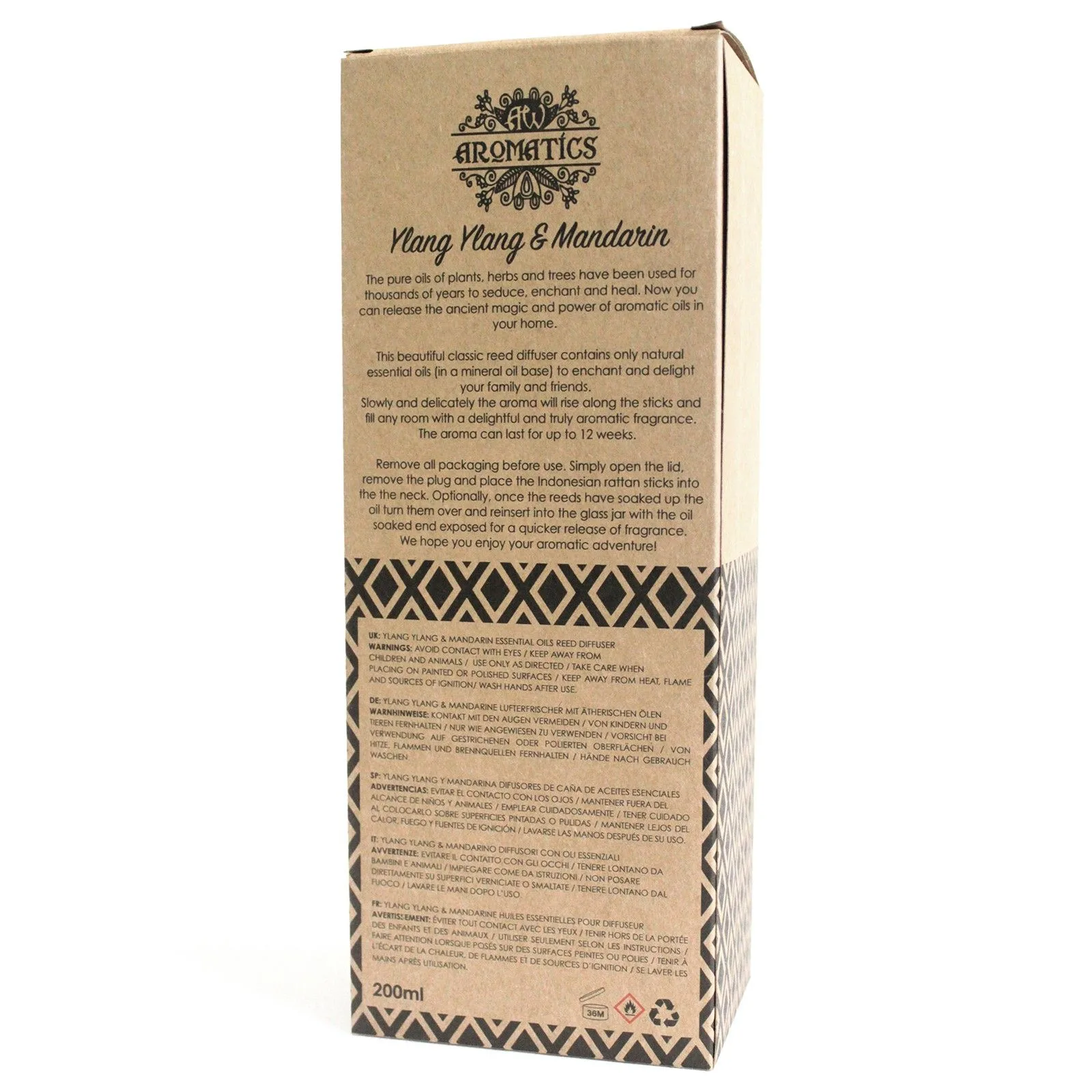 Ylang Ylang Difuzér s Esenciálním Olejem - 200 ml