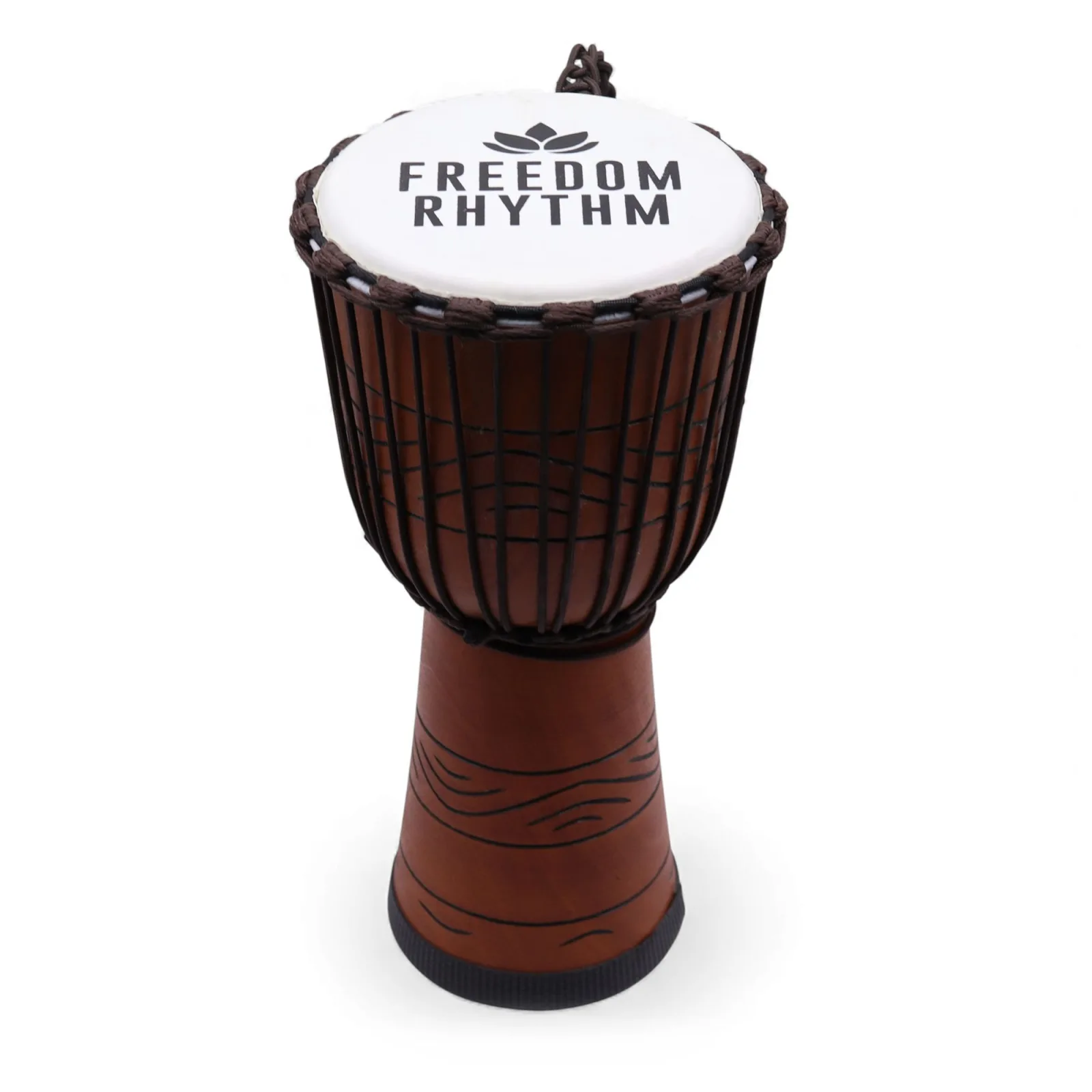 Velký Profesionální Djembe Buben - Freedom Rhythm (vysoký) - 50cm (22cm průměr)