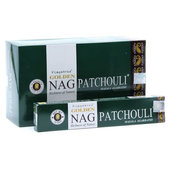 15g Vonné Tyčinky Zlaté Nag - Patchouli