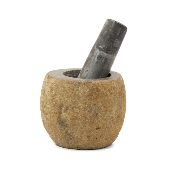 Hmoždíř z Přírodního Říčního Kamene - Malý (cca 9x7cm)