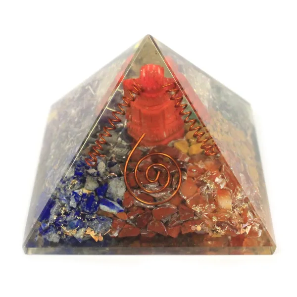 Orgonit Pyramida - 70 mm - Ganesh