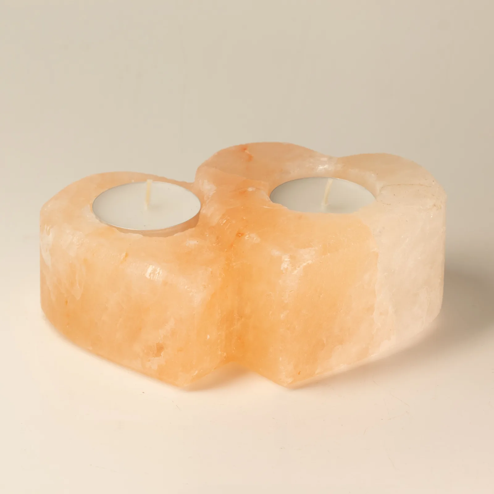 Solný Svícen - Dvojité Srdce - 1Kg