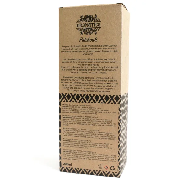 Patchouli Difuzér s Esenciálním Olejem - 200 ml