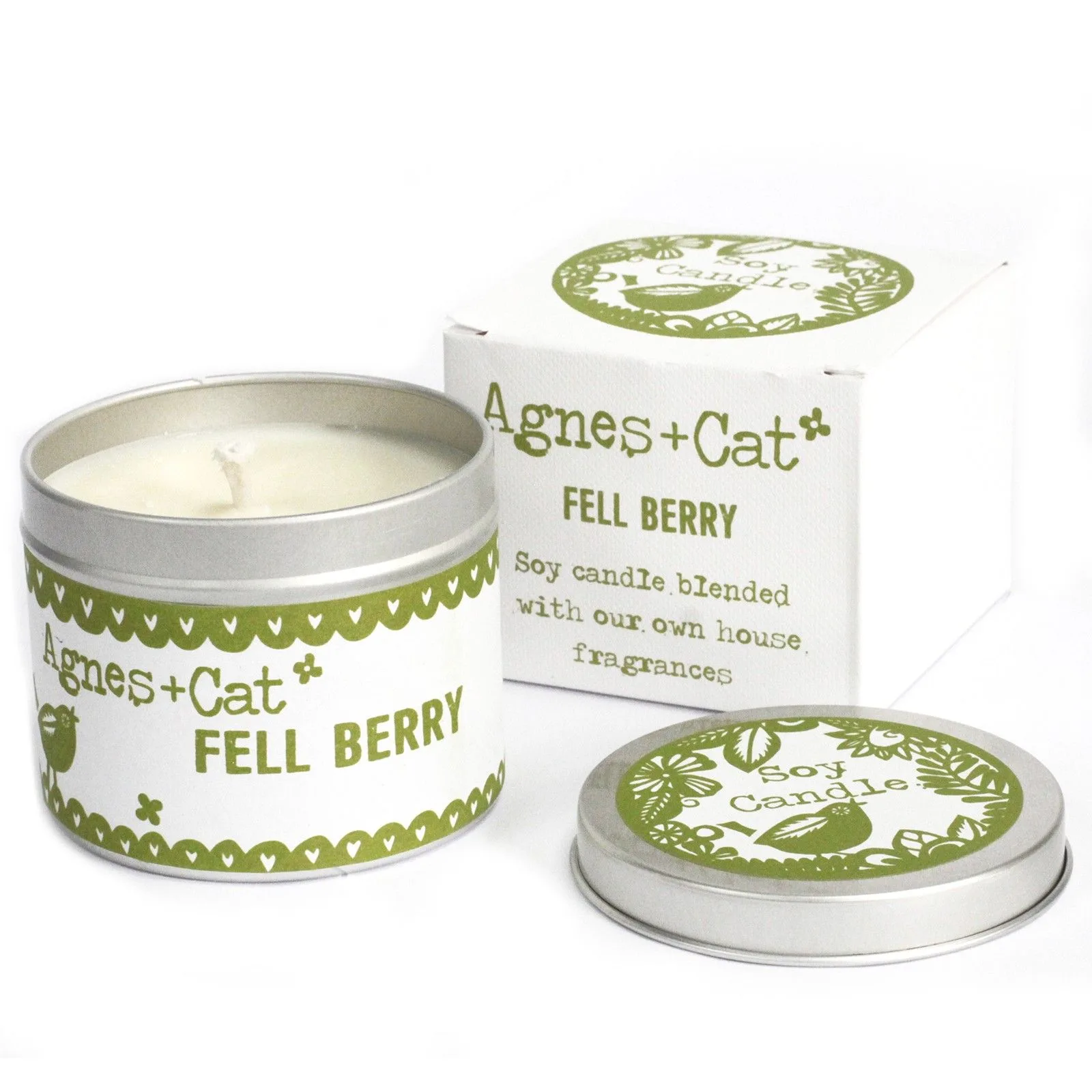 200g Svíčka v Plechovce - Dárkové Balení - Fell Berry