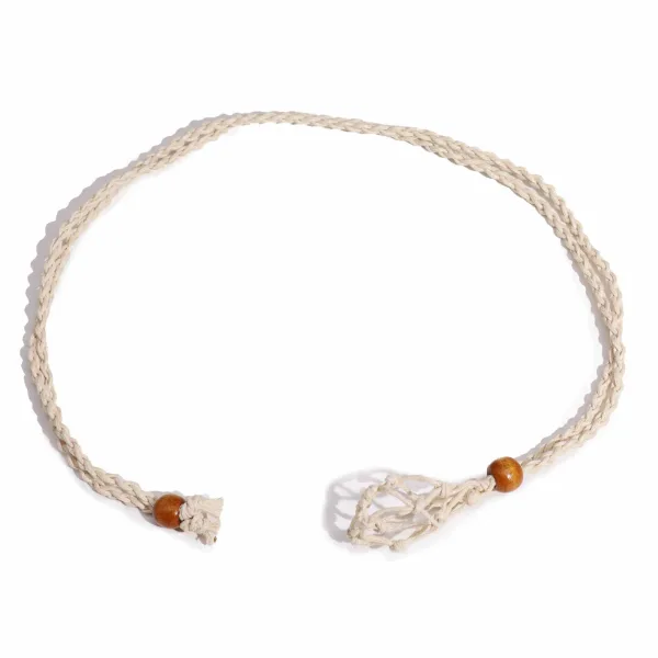 Šňůrka na Náhrdelník z Drahých Kamenů 45cm - Natural