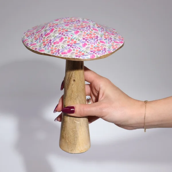 Velká Houba - 20cm - Pastelová Srdce