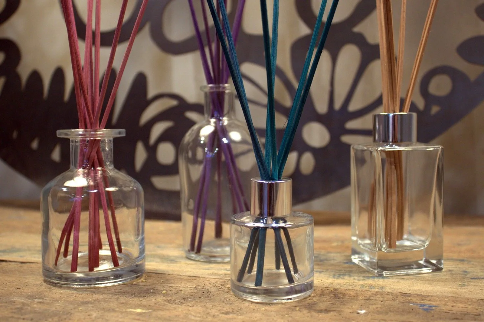 140 ml Oválná Alchymistická Difuzní Láhev - Čirá