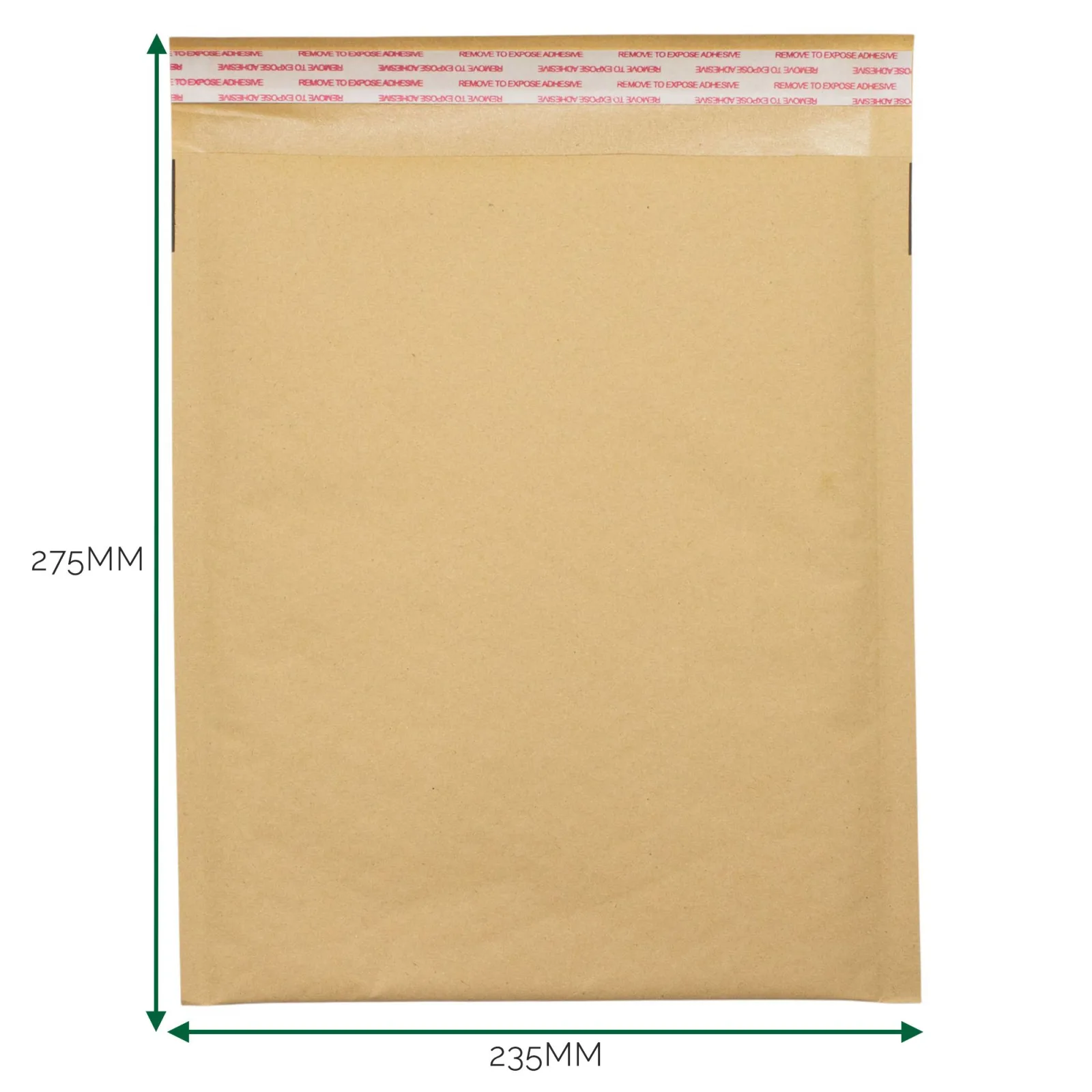 Obálka z Kraftového Papíru s Bublinkovou Fólií (235x275+40mm)