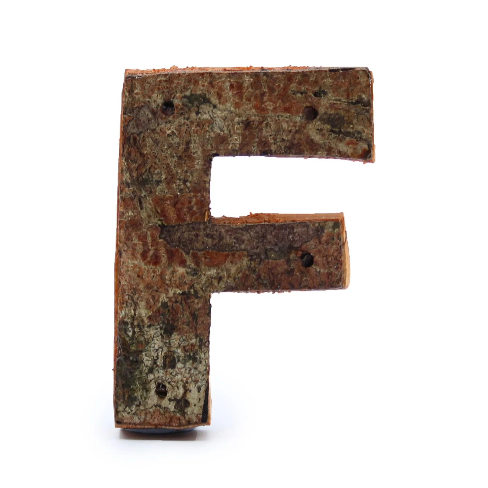 Písmeno - Rustikální Kůra - F  - 7cm