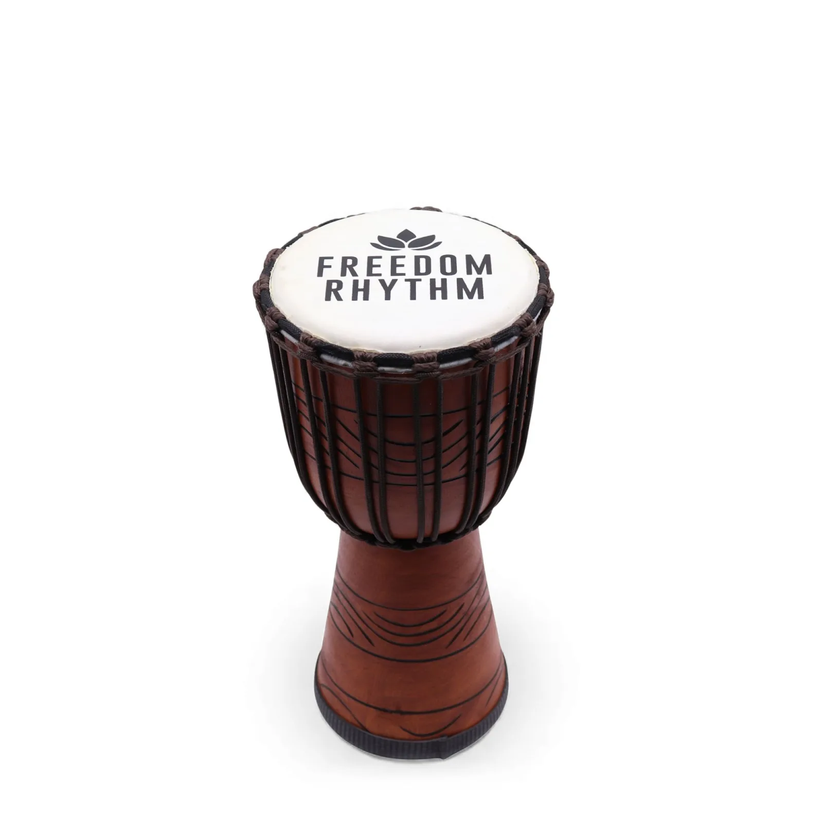 Střední Profesionální Djembe Buben -Freedom Rhythm (vysoký) - 40cm (18cm průměr)