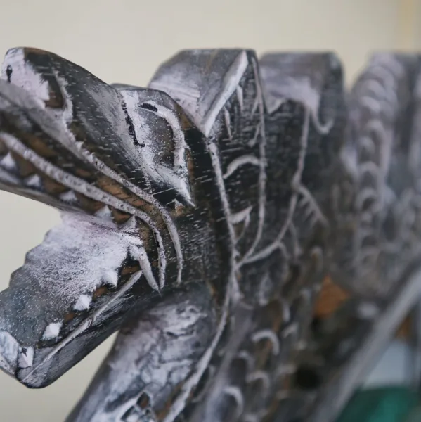 Střední Gong se Stojanem - 35cm - Zelený