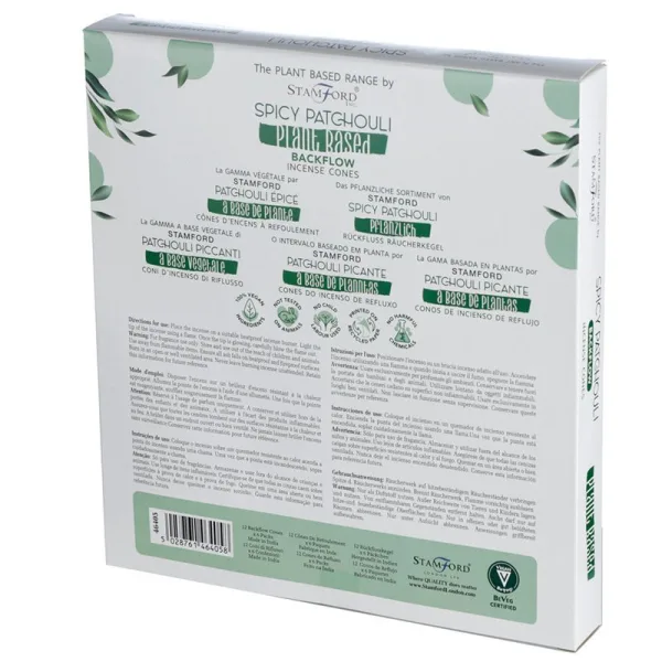 Rostlinné Vonné Kužely “Tekoucí Dým“ - Pikantní Patchouli