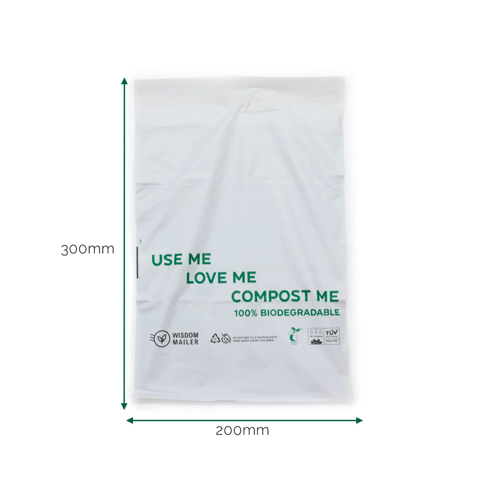 100% Biologicky Odbouratelná Poštovní Obal (200x300mm)