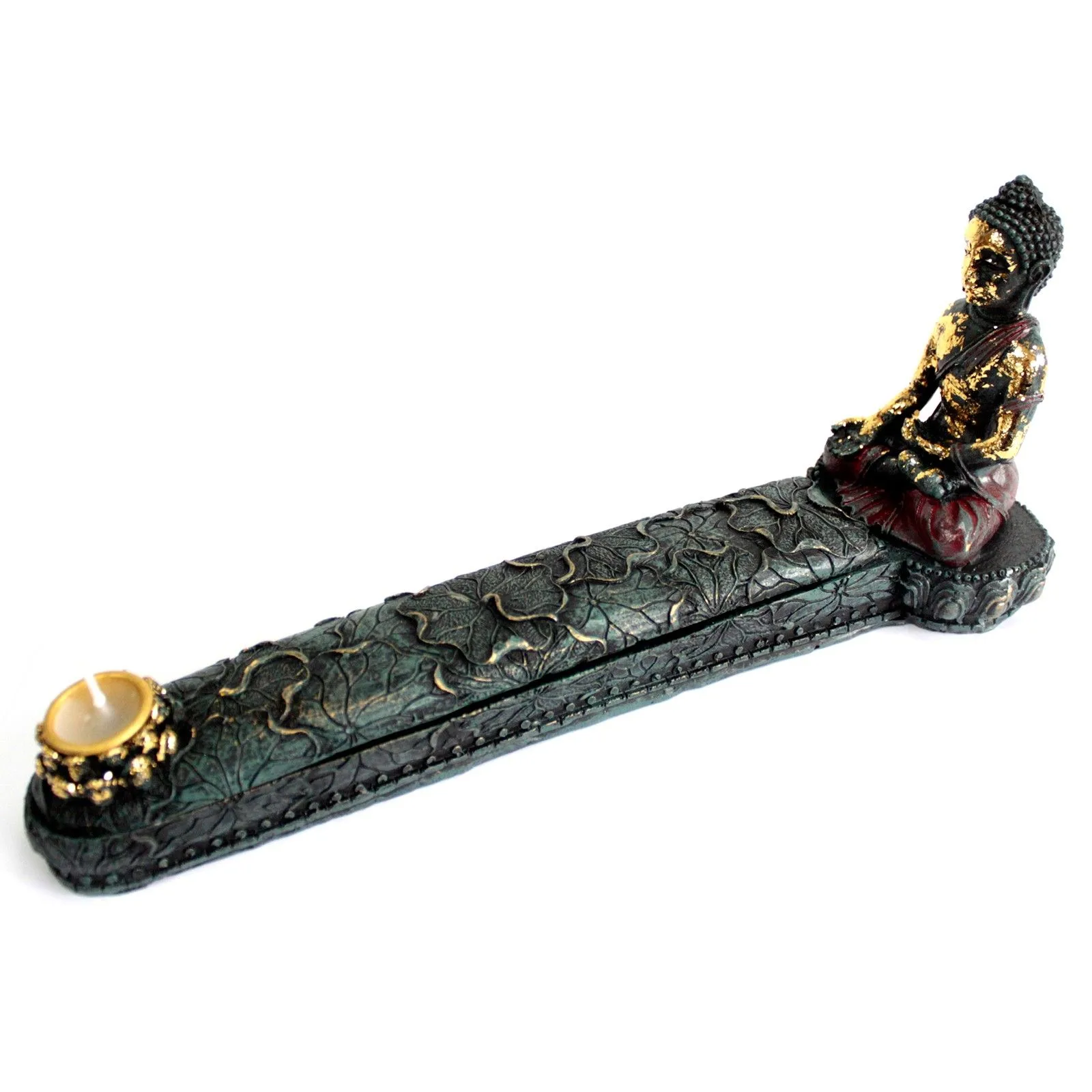 Antický Buddha - Stojan na Vonné Tyčinky