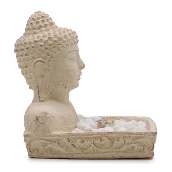 Buddha Fengshui Stojan na Kadidlo (krémový)