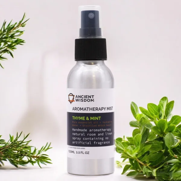 100ml Rozprašovač s Esenciálními Oleji - Tymián & Máta
